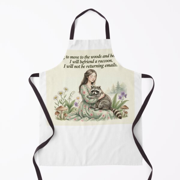 Item preview, Cottagecore Feral Raccoon Shirt – Funny Introvert Woods Aesthetic – Cottage Life Gift for Women designed and sold by FurryPrintLab-FurryPrintLabDesign.