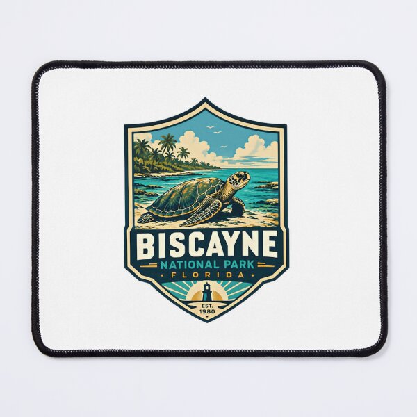 Item preview, Biscayne National Park Florida Est 1980 Sea Turtle Vacation Souvenir designed and sold by Simsimah26Parks.