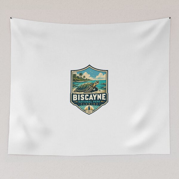 Item preview, Biscayne National Park Florida Est 1980 Sea Turtle Vacation Souvenir designed and sold by Simsimah26Parks.