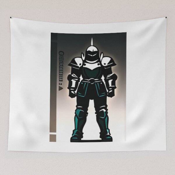 Item preview, Illustration - Stylized Medieval Warrior, Detailed Futuristic Armor designed and sold by AnimeShin.