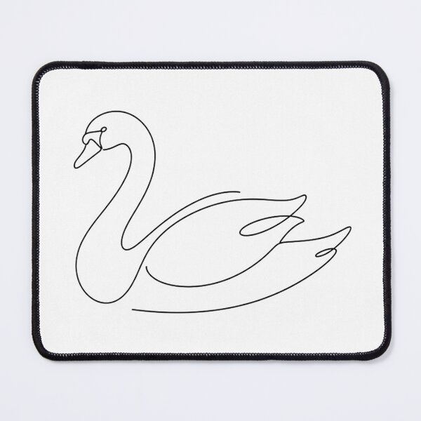 Item preview, Swan Line Art designed and sold by Nitta Studio.
