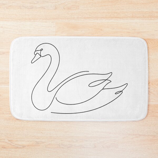 Item preview, Swan Line Art designed and sold by Nitta Studio.