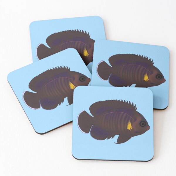 Item preview, Yellowfin Dwarf Angelfish designed and sold by Copperbora.