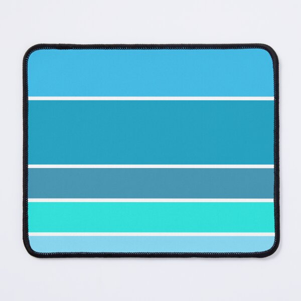 Item preview, Nautical Decor Stripes in Ocean Colors Retro Coastal Vibes 3/4 designed and sold by Beachy.
