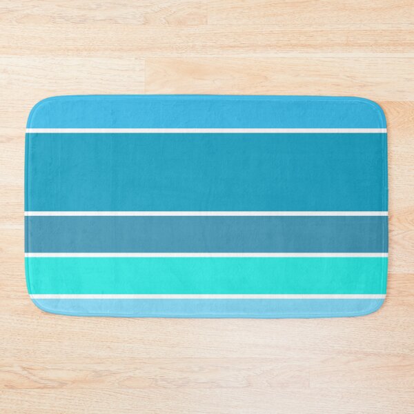 Item preview, Nautical Decor Stripes in Ocean Colors Retro Coastal Vibes 3/4 designed and sold by Beachy.