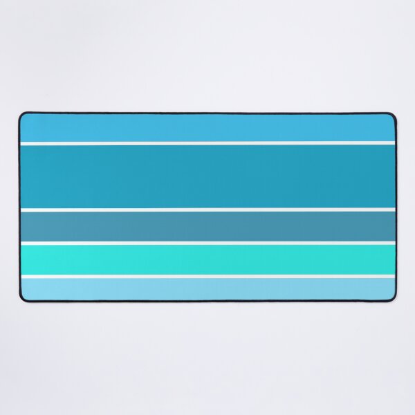 Item preview, Nautical Decor Stripes in Ocean Colors Retro Coastal Vibes 3/4 designed and sold by Beachy.