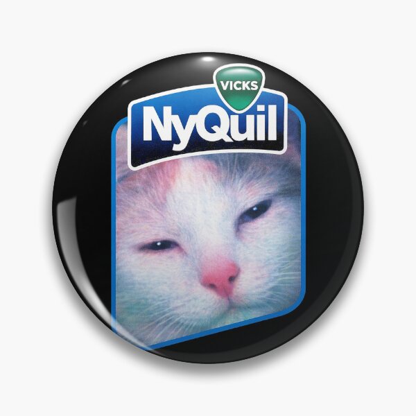 Item preview, Sleepy White Cat Parody Label designed and sold by SassCity.