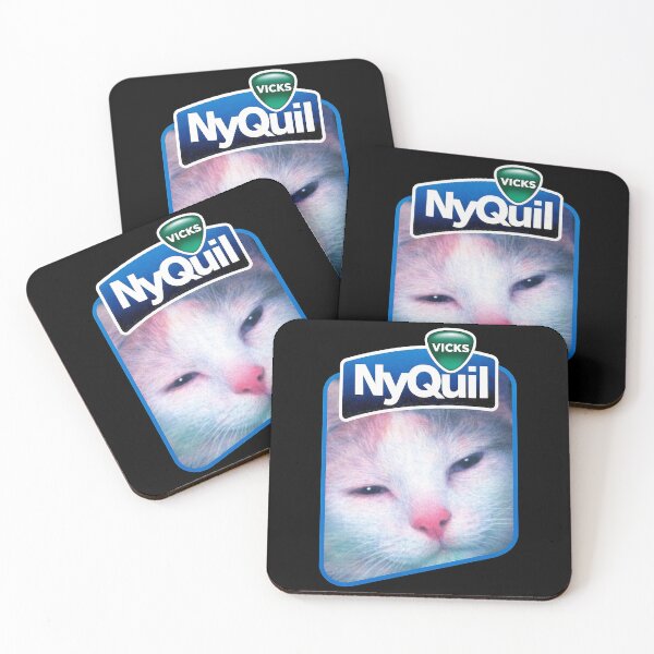Item preview, Sleepy White Cat Parody Label designed and sold by SassCity.