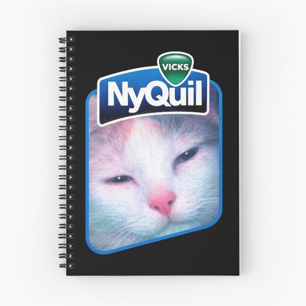 Item preview, Sleepy White Cat Parody Label designed and sold by SassCity.