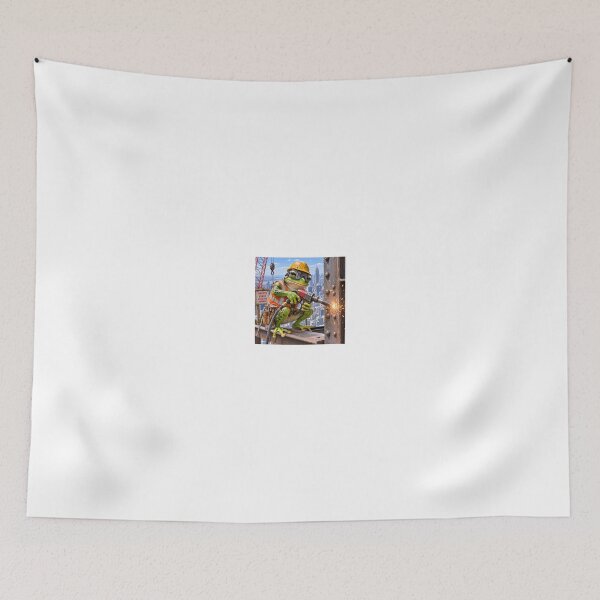 Item preview, Frog riveting a girder designed and sold by me-me-me74.