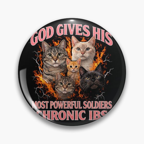 Item preview, God Gives His Most Powerful Soldiers Cats designed and sold by SassCity.