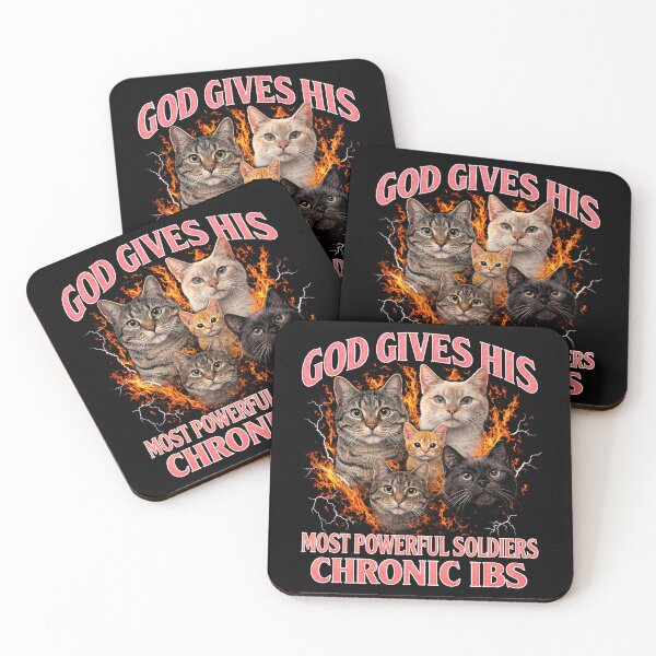 Item preview, God Gives His Most Powerful Soldiers Cats designed and sold by SassCity.