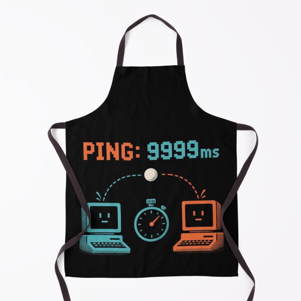 Item preview, Ping 9999ms - Funny Gamer High Latency Shirt designed and sold by Geek Tracy Shop.