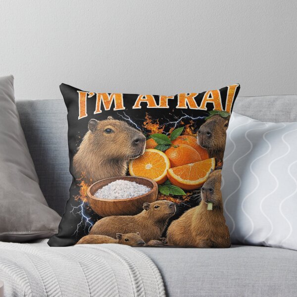 Item preview, I’m Afraid of Women Capybara Meme designed and sold by SassCity.