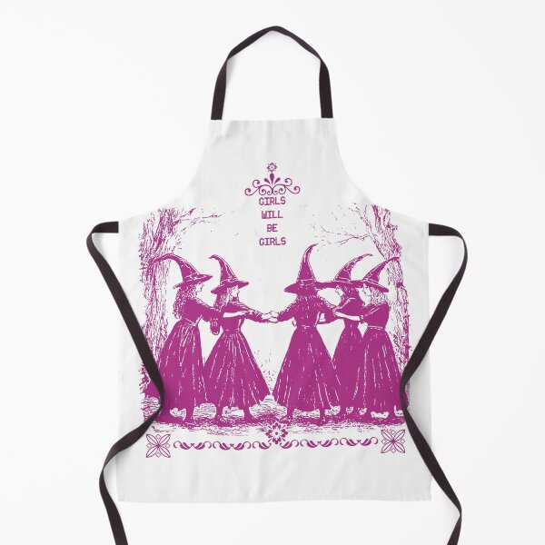 Item preview, Vintage Girls Will Be Girls Witch designed and sold by delllsdesigns.