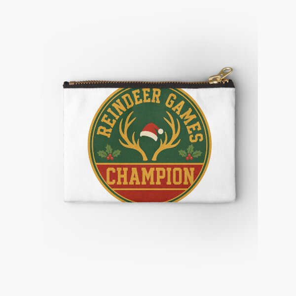 Item preview, Reindeer Games Champion Badge designed and sold by CerealBoxInk.
