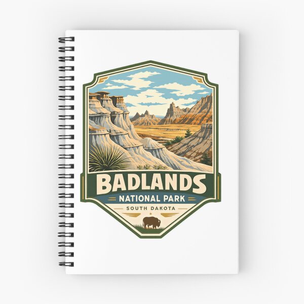 Item preview, Badlands National Park South Dakota Travel Souvenir National Parks Visitor Explorer designed and sold by Simsimah26Parks.