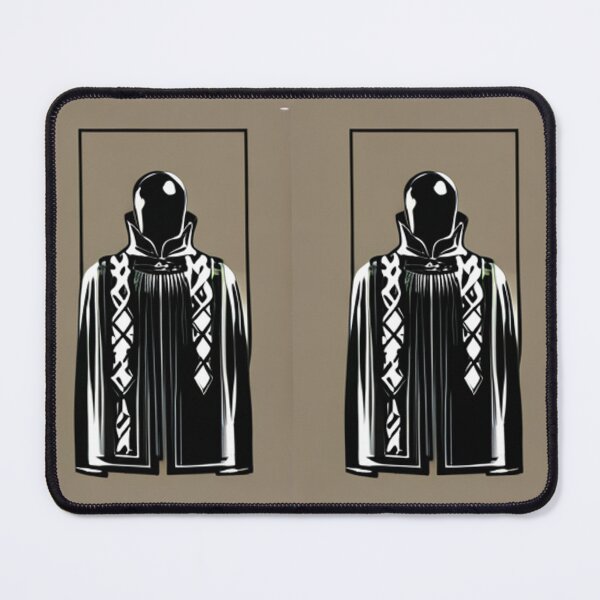 Item preview, Science-Fiction - Stylized Warrior, Dark Silhouettes and Geometric Patterns designed and sold by AnimeShin.