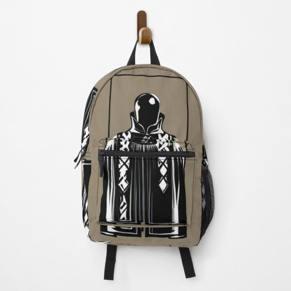 Item preview, Science-Fiction - Stylized Warrior, Dark Silhouettes and Geometric Patterns designed and sold by AnimeShin.