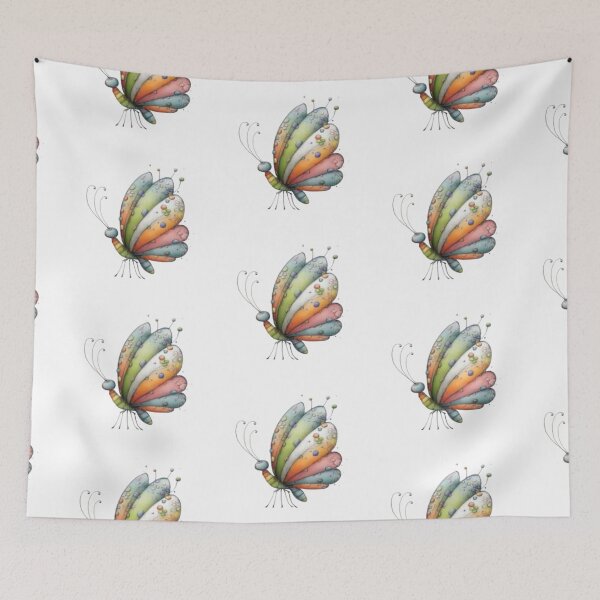 Item preview, Colorful Abstract Butterfly designed and sold by vanndhi.