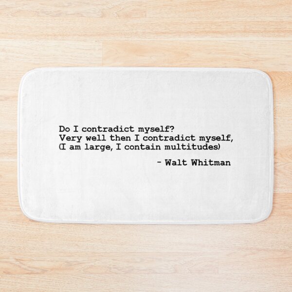 Item preview, Walt Whitman Song of Myself Booklover gift designed and sold by aponwao.