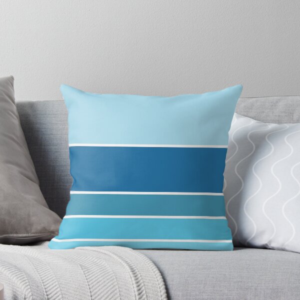Item preview, Nautical Decor Stripes in Ocean Colors Retro Coastal Vibes 4/4 designed and sold by Beachy.