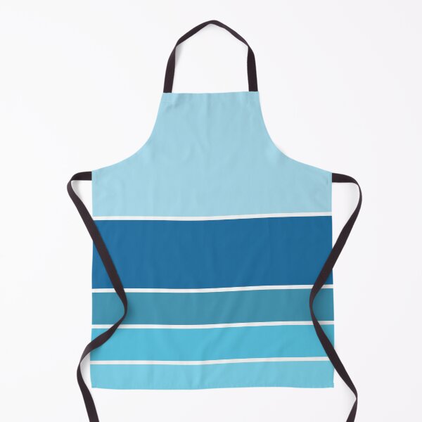 Item preview, Nautical Decor Stripes in Ocean Colors Retro Coastal Vibes 4/4 designed and sold by Beachy.