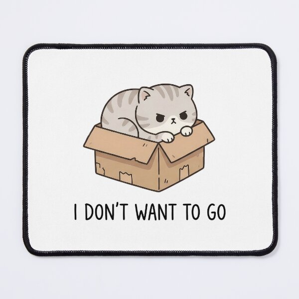 Item preview, I Don't Want to Go - Grumpy Cat designed and sold by AnteesocialTees.