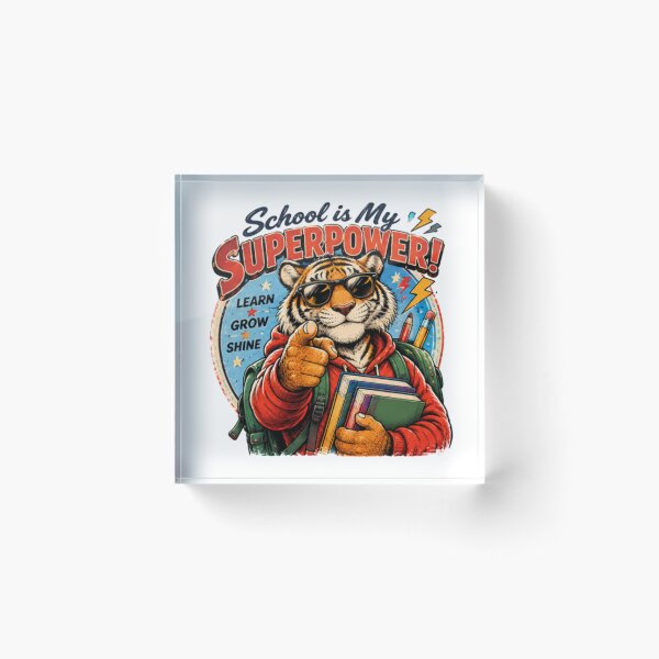 Item preview, ¡El Tigre vuelve al colegio! designed and sold by JonysCreativeDesigns.