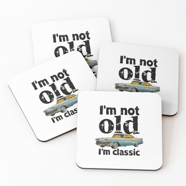 Item preview,  I'm Not Old I'm Classic - Retro Vintage American Car Art designed and sold by A-M-G-Shop.