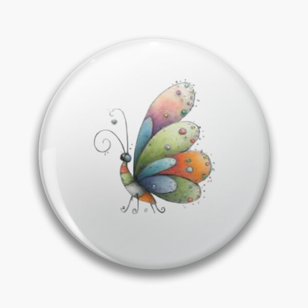 Item preview, Colorful Butterfly with Dew Drops designed and sold by vanndhi.