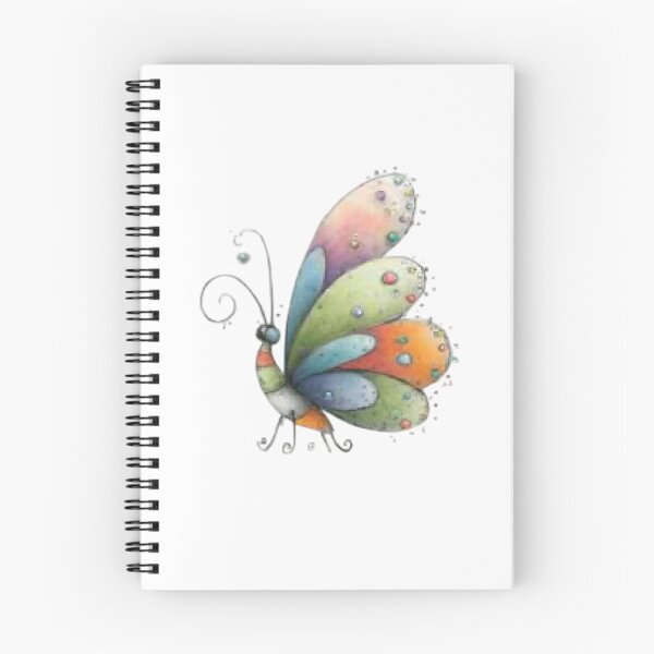 Item preview, Colorful Butterfly with Dew Drops designed and sold by vanndhi.