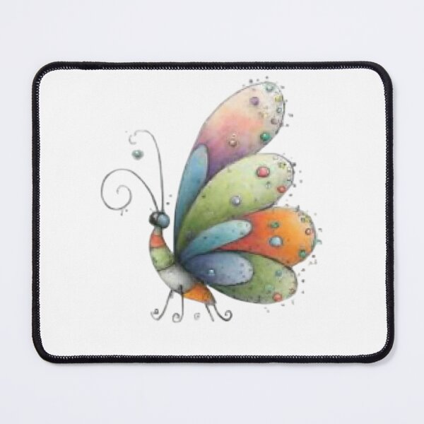 Item preview, Colorful Butterfly with Dew Drops designed and sold by vanndhi.
