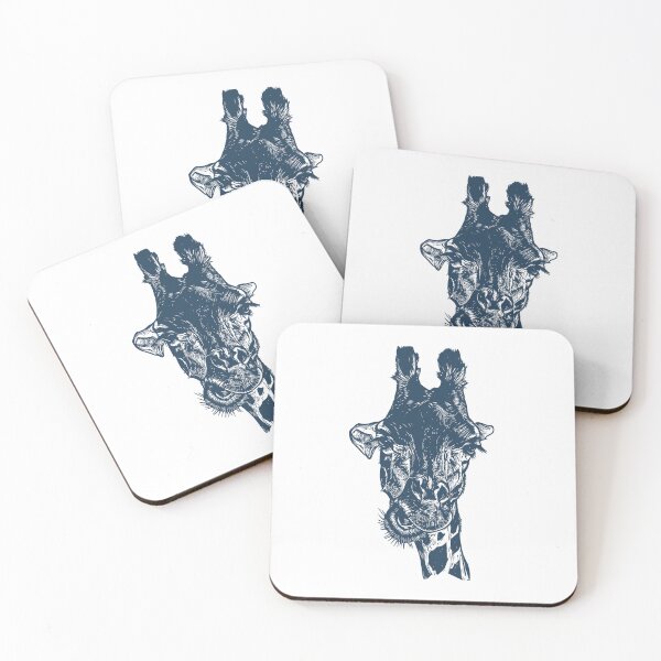 Item preview, Giraffe Engraving Art Silhouette designed and sold by AnAzArt.