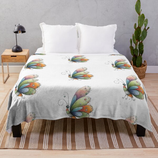 Item preview, Colorful Butterfly with Dew Drops designed and sold by vanndhi.