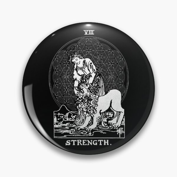 Item preview, Strength Tarot Card Art designed and sold by Mystikos Art.