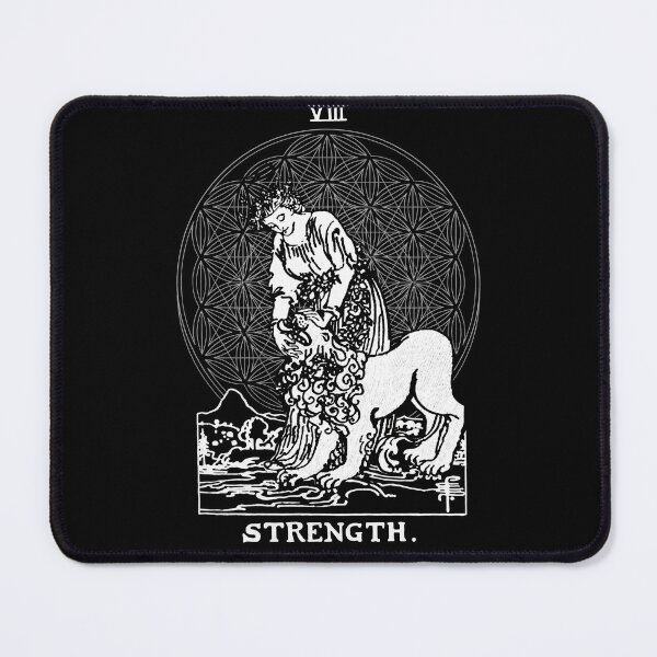 Item preview, Strength Tarot Card Art designed and sold by Mystikos Art.