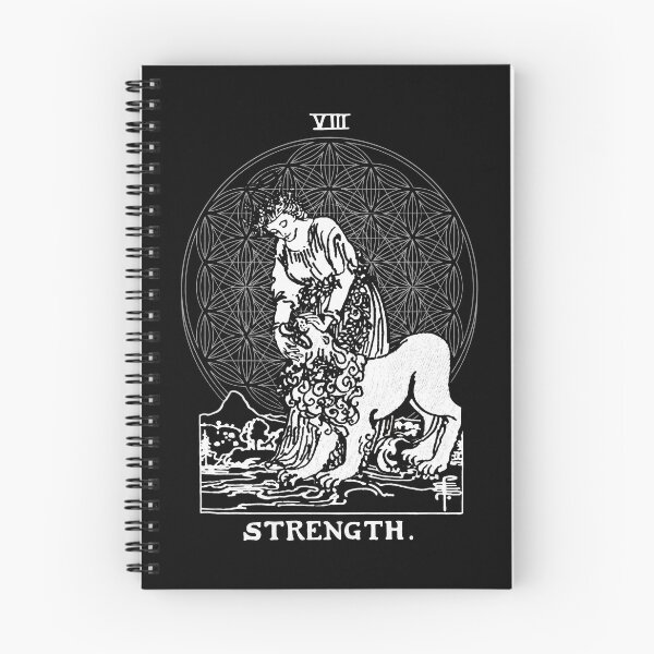 Item preview, Strength Tarot Card Art designed and sold by Mystikos Art.