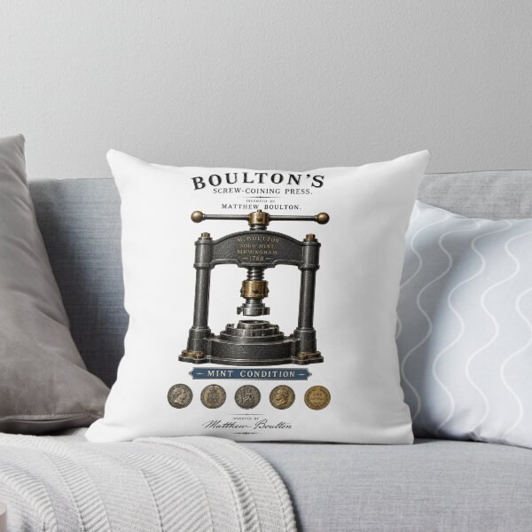 Item preview, Boulton's Screw-Coining Press 1788 – Vintage Patent Art for Coin Collectors designed and sold by thepatentstudio.