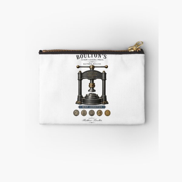 Item preview, Boulton's Screw-Coining Press 1788 – Vintage Patent Art for Coin Collectors designed and sold by thepatentstudio.