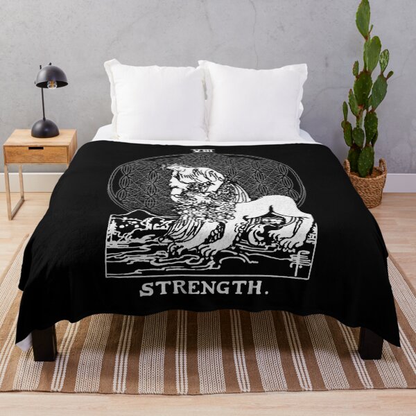 Item preview, Strength Tarot Card Art designed and sold by Mystikos Art.