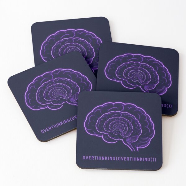Item preview, Overthinking Recursive Function - Funny Programmer Brain Shirt designed and sold by Geek Tracy Shop.