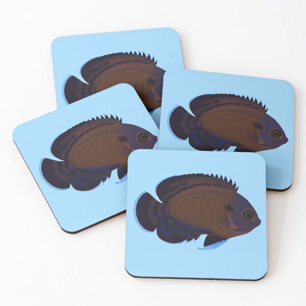 Item preview, Bluefin Dwarf Angelfish designed and sold by Copperbora.