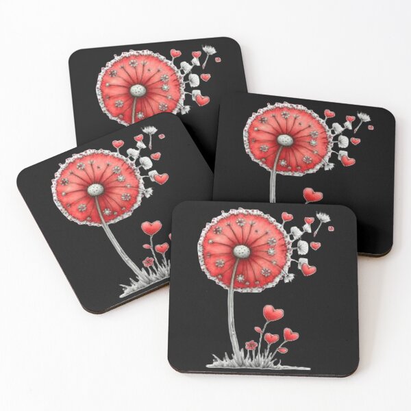 Item preview, Whimsical Heart Flower designed and sold by vanndhi.