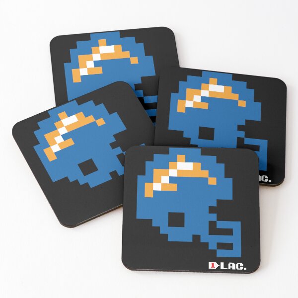 Item preview, Chargers Throwback Tecmo Bowl Helmet designed and sold by TecmoBowlSports.
