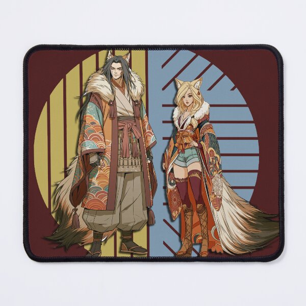 Item preview, Two kitsune-foxes designed and sold by Tana&tanuc.