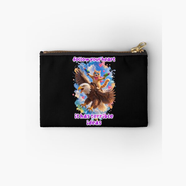 Item preview, Follow Your Heart – Cat Riding an Eagle designed and sold by Pop Pantheon & Trim Team.