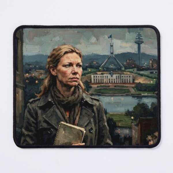 Item preview, Secret City Political Thriller Fine Art Tribute designed and sold by Art's Diner.