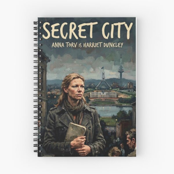 Item preview, Secret City Political Thriller Fine Art Tribute designed and sold by Art's Diner.