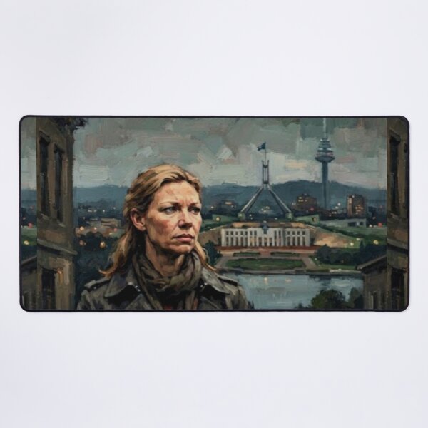 Item preview, Secret City Political Thriller Fine Art Tribute designed and sold by Art's Diner.